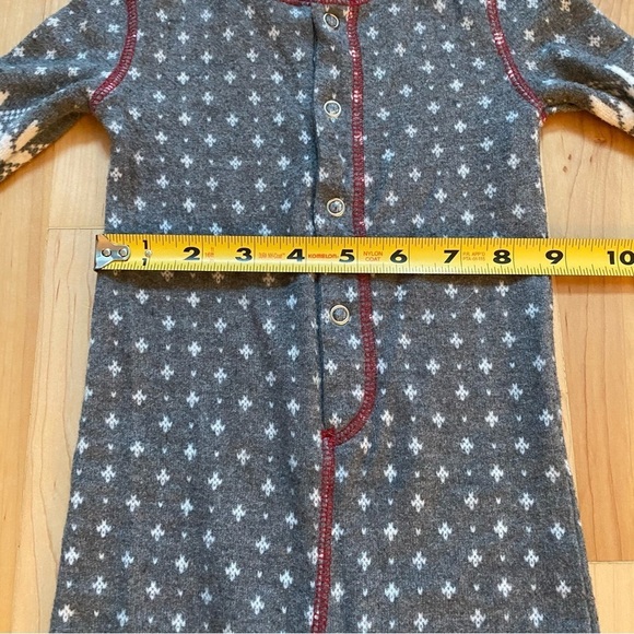 PJ Salvage Christmas PJ Snap Onesie 6-12 Months - Picture 7 of 9